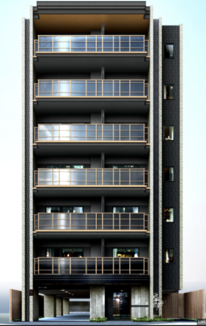 リビオレゾン横濱綱島　外観完成予想図