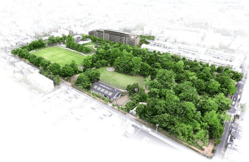 ファイル:リーフィアレジデンス杉並 井草森公園 外観完成予想CG2.png