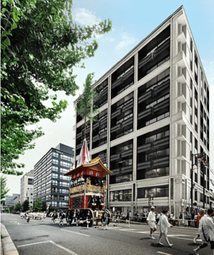 ローレルコート京都河原町三条　外観完成予想図2