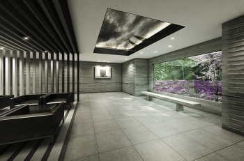 アメイズ諫早城見町パーク＆リバーサイド　エントエランスホール・ラウンジ完成予想図