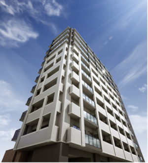 グローベル立川プレミアム　外観完成予想CG