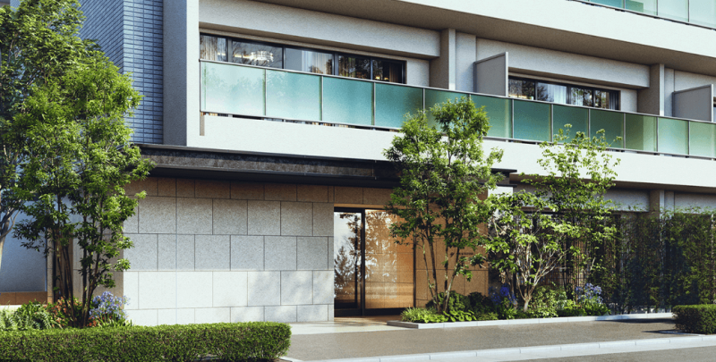 ファイル:ジオ北戸田 エントエランスアプローチ完成予想図.png