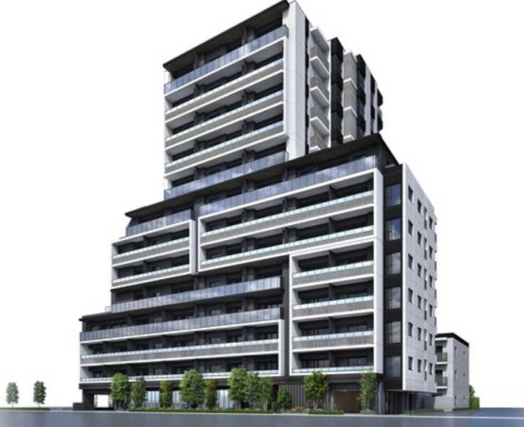 ファイル:プラウド新宿牛込柳町 外観完成予想CG.png