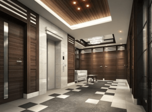 クレアホームズ牛田中 ザ・プレミアム　エントランスホール完成予想CG