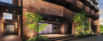 ダイアパレス大垣駅前　エントエランスアプローチ完成予想図