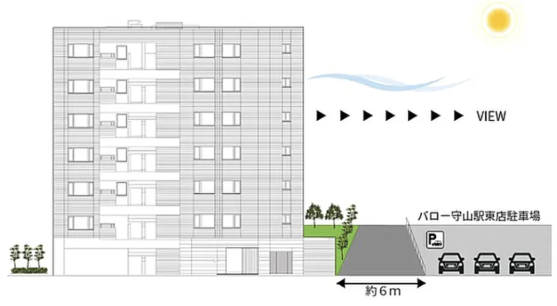 ファイル:ハイク守山駅東 完成イメージ図.png