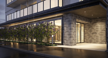 パークホームズ東札幌　エントエランスアプローチ完成予想図