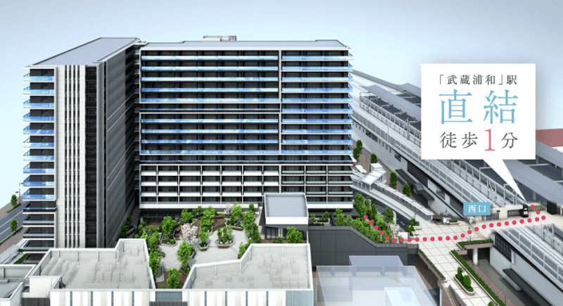 ファイル:プラウドシティ武蔵浦和ステーションアリーナ 外観完成予想図2.png