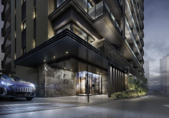 ローレルコート上前津　エントエランスアプローチ完成予想図