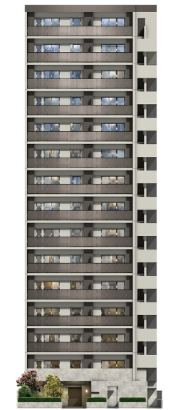 ヴィークスイート松戸　外観完成予想CG