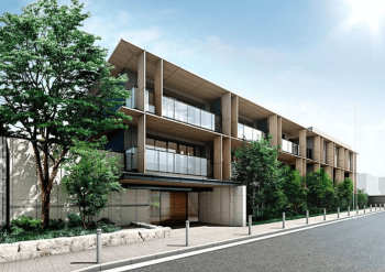 グランリビオ浜田山　外観完成予想図1