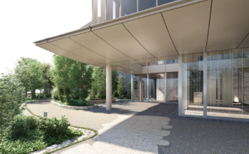 パークタワー西新宿　エントエランスアプローチ完成予想図