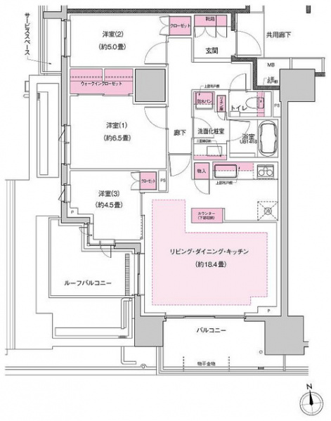 ファイル:プラウド新宿牛込柳町ccrタイプ 80.18㎡.jpg