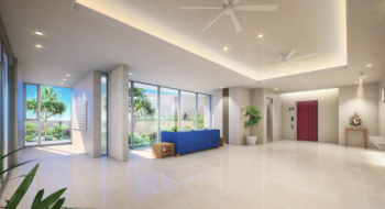 ミルコマンション沖縄市与儀グランパーク　エントランスホール完成予想CG