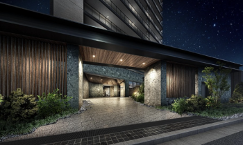 レーベン盛岡紺屋町　エントエランスアプローチ完成予想図