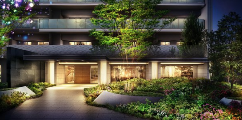 ファイル:大阪ベイレジデンス エントランスアプローチ完成予想図.png