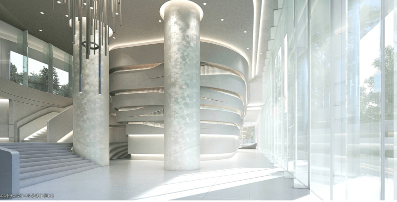 ファイル:THE COURT 神宮外苑 エントランスホール完成予想CG.png