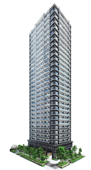 シエリア大阪上町台パークタワー　外観完成予想CG1