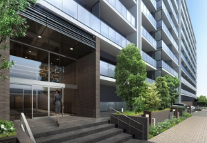 シティテラス横浜　エントランス(ノース棟)完成予想図