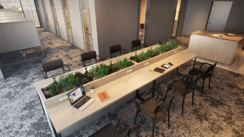 パークホームズ伊丹稲野ガーデンスクエア　パークフロント　ワーク&スタディラボ完成予想図