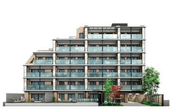 ピアース渋谷本町レジデンス　外観完成予想図1