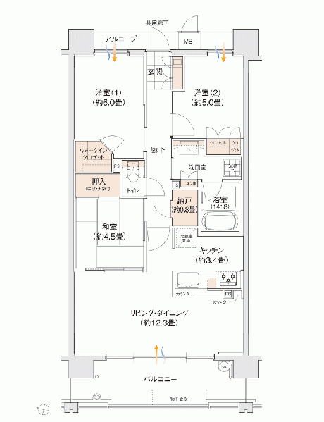 ファイル:ブランズ豊中 中桜塚popup c layout.gif
