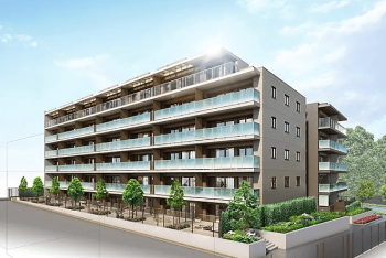 プラネスーペリア西東京緑町　外観完成予想図1