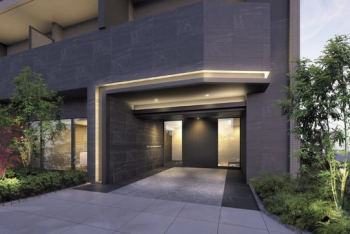 プレシスヴィアラ千住曙町　エントエランスアプローチ完成予想図