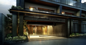 オープンレジデンシア西片　エントランスアプローチ完成予想CG