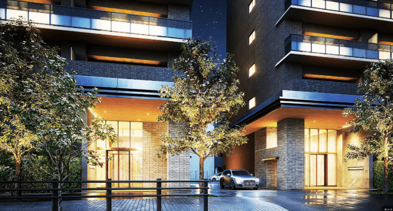 ファイル:デュオヒルズ八戸ザ・マークス エントエランスアプローチ完成予想図.png