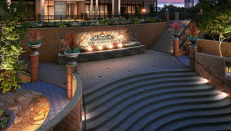 ファイル:パークタワー晴海 エントランスアプローチ完成予想CG.png