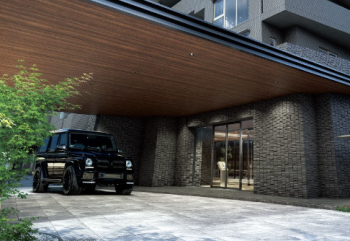 ピアッツァコート南八木　エントエランスアプローチ完成予想図2