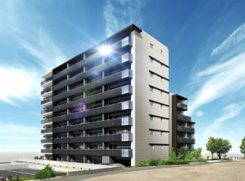 ポレスター香椎駅前　外観完成予想図