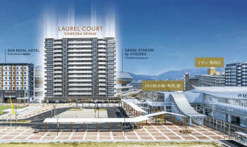 ローレルコート亀岡駅前　外観完成予想図2