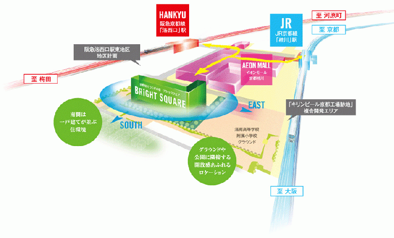 ファイル:京都桂川つむぎの街 ブライトスクエアエリア概念図.gif
