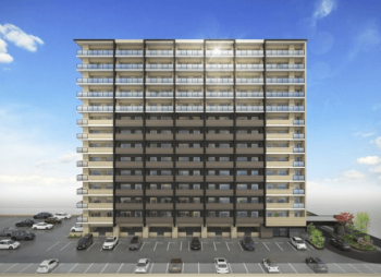 アルファステイツ東那珂　外観完成予想図2