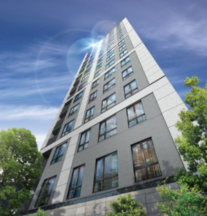 エステムコート南堀江IV レイズ　外観完成予想CG