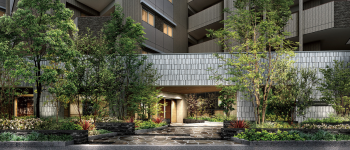 クリオ武蔵小杉ガーデンマークス　エントランス完成予想図