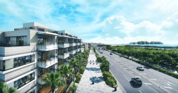 クリオ鵠沼海岸グランロワ　借景外観完成予想図