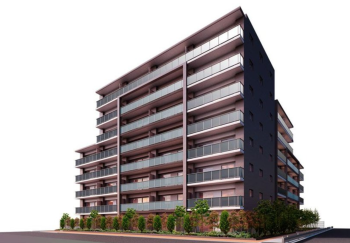 サンクレイドル原木中山　外観完成予想CG1