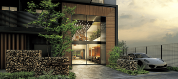 ファインレジデンス大阪本町　エントランスアプローチ完成予想図