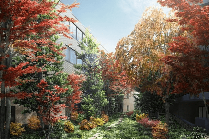 ファイル:フォレセーヌ渋谷富ヶ谷 中庭完成予想図2.png