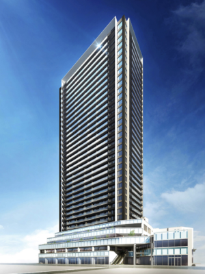 ライオンズ岐阜プレミストタワー35　外観完成予想CG