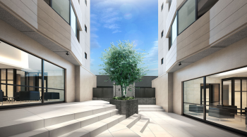 ライブスクエア光貞台　エントランスホール完成予想図