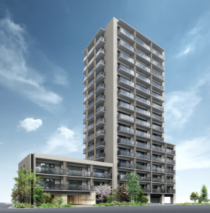 アールブラン湘南辻堂　外観完成予想図