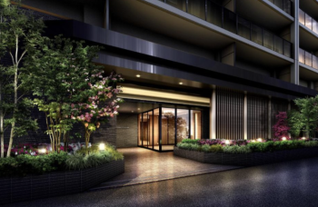 カルティアささしまライブみなみ　エントランスアプローチ完成予想図