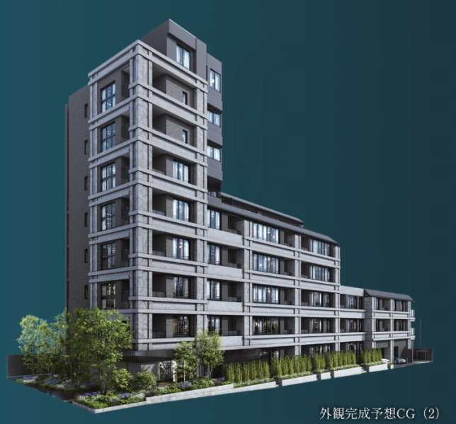 ファイル:クレヴィア浜田山 外観完成予想図.png