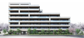 サーパス安野屋スクエアガーデン　外観完成予想図