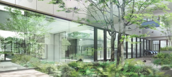ザ・パークハウス 三田ガーデン レジデンス＆タワー　ガーデンサロン（屋外）完成予想図