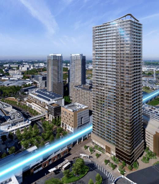 ファイル:パークタワー柏の葉キャンパス 外観完成予想CG1.png